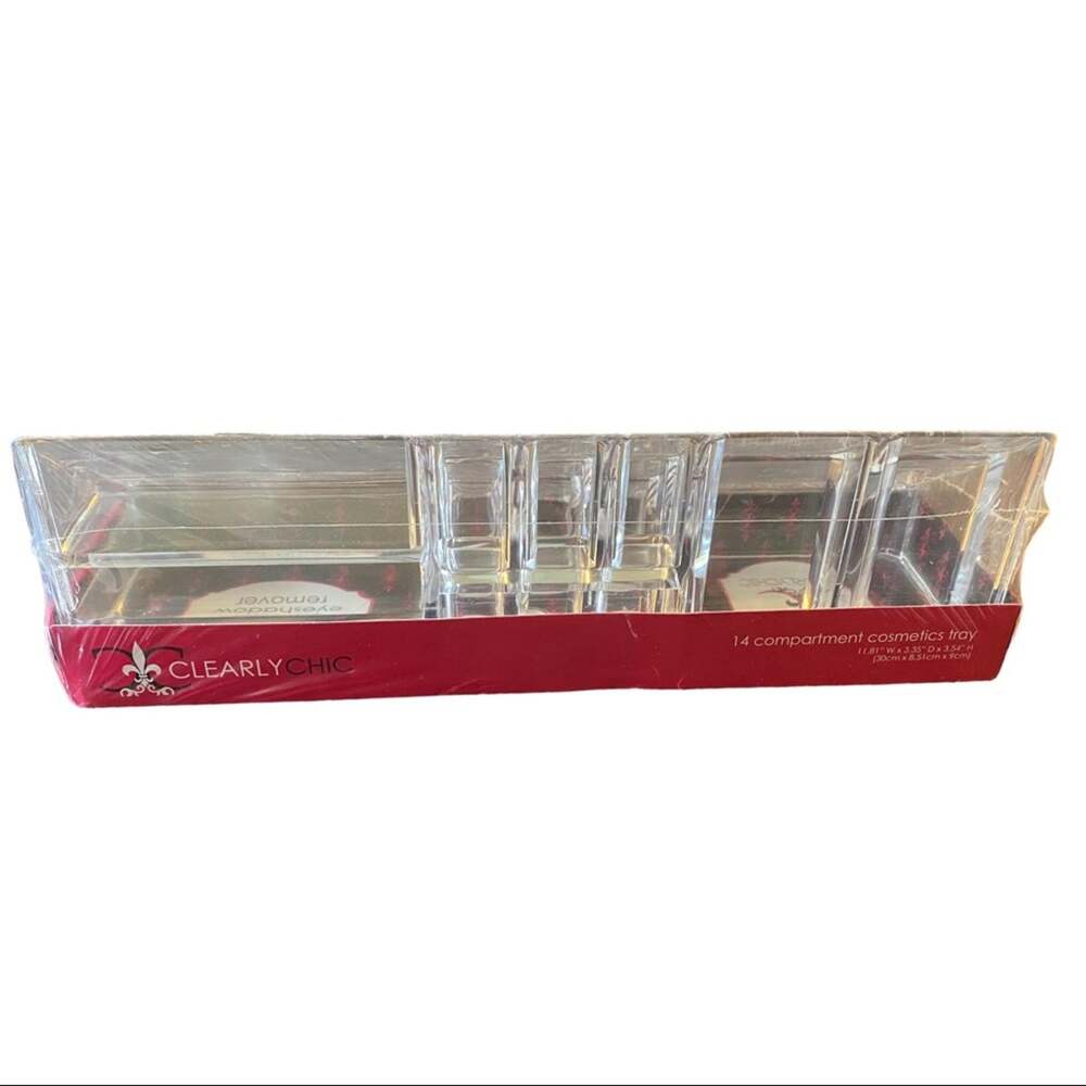 Clearly Chic Acrylic Makeup Accessory Organizer - Picture 2 of 2